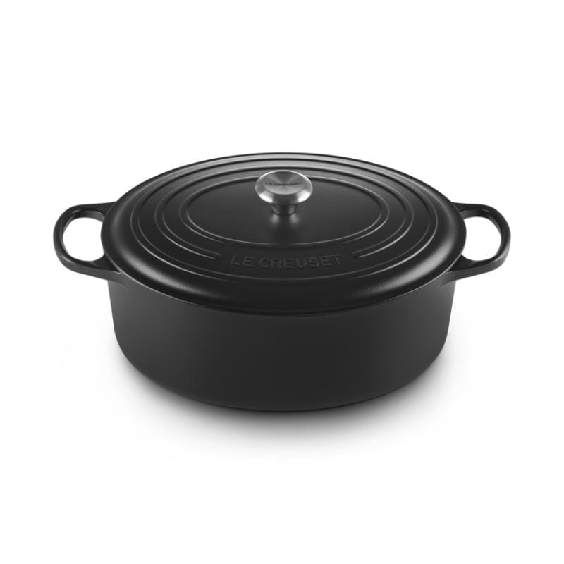 Le Creuset Le Creuset Signature Roaster oval 35cm black Schwarz (21178350000430)