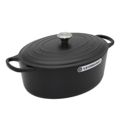 Le Creuset Le Creuset Signature Roaster oval 35cm black Schwarz (21178350000430)