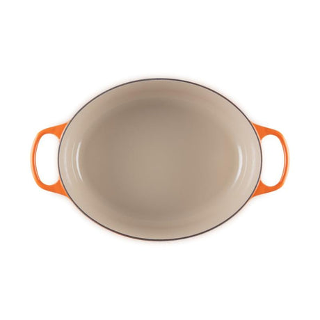Le Creuset Set ustensile de bucatarie Tava Ovala Le Creuset Signature 149918 | 35 cm, Fonta Emailata, Oven Red