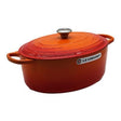 Le Creuset Set ustensile de bucatarie Tava Ovala Le Creuset Signature 149918 | 35 cm, Fonta Emailata, Oven Red