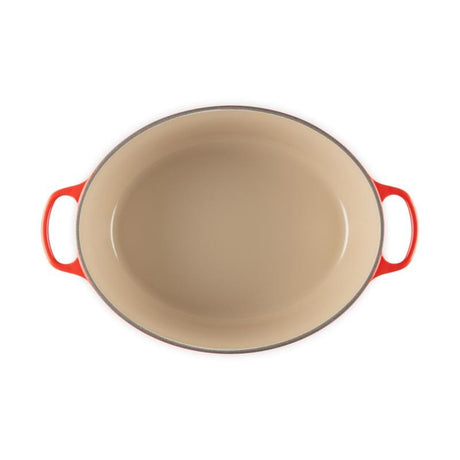 Le Creuset Tavă ovală din fontă emailată Le Creuset Signature 40 cm, Cherry Red
