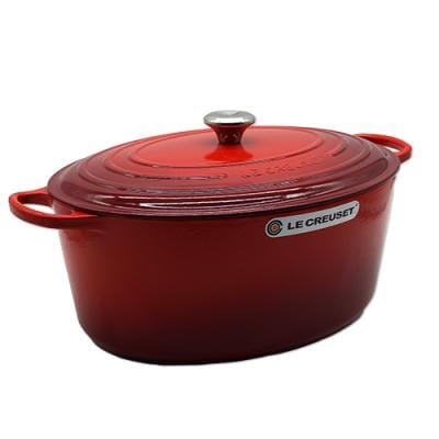 Le Creuset Tavă ovală din fontă emailată Le Creuset Signature 40 cm, Cherry Red