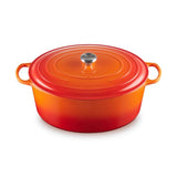 Le Creuset Tavă ovală pentru friptură Le Creuset Signature 40 cm, fontă emailată, Oven Red