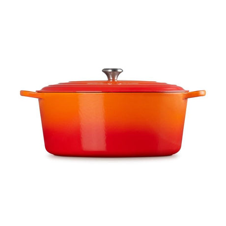 Le Creuset Tavă ovală pentru friptură Le Creuset Signature 40 cm, fontă emailată, Oven Red