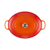 Le Creuset Tavă ovală pentru friptură Le Creuset Signature 40 cm, fontă emailată, Oven Red