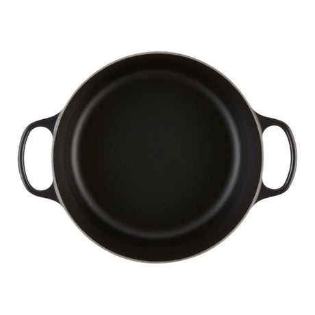 Le Creuset Tavă rotundă pentru cuptor Le Creuset Signature 20 cm, neagră