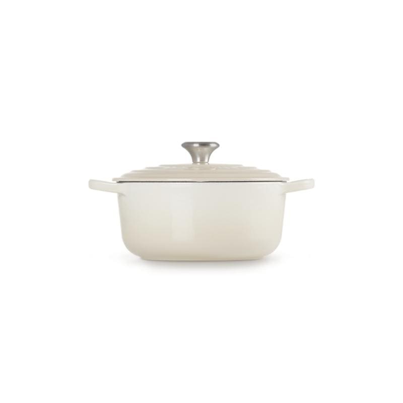 Le Creuset Cuptor microunde Vas Rotund Cuptor Le Creuset Signature 149950 | 20cm, Fonta Emailata, Meringue