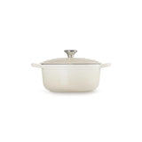 Le Creuset Cuptor microunde Vas Rotund Cuptor Le Creuset Signature 149950 | 20cm, Fonta Emailata, Meringue