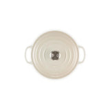 Le Creuset Cuptor microunde Vas Rotund Cuptor Le Creuset Signature 149950 | 20cm, Fonta Emailata, Meringue