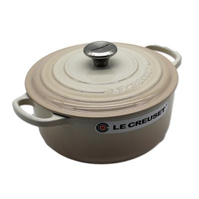 Le Creuset Cuptor microunde Vas Rotund Cuptor Le Creuset Signature 149950 | 20cm, Fonta Emailata, Meringue