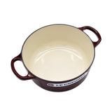 Le Creuset Vas rotund din fontă emailată Le Creuset Signature cu capac, 20 cm, Rhône