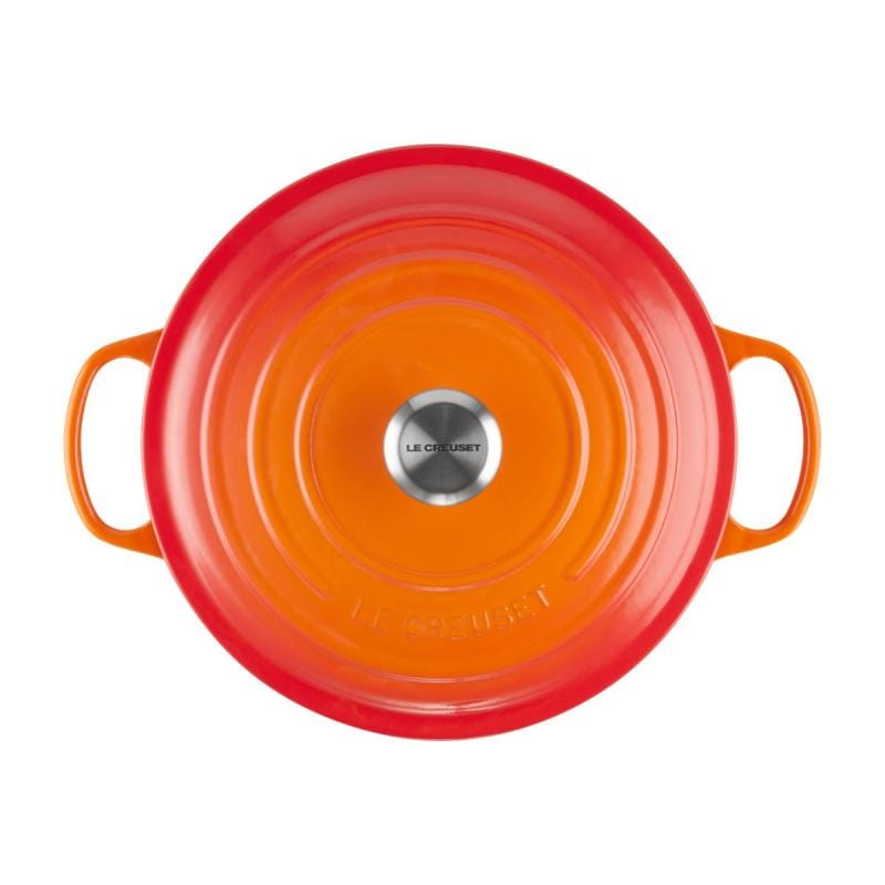 Le Creuset Rondă Le Creuset Signature 22 cm din fontă emailată, cu capac, Oven Red