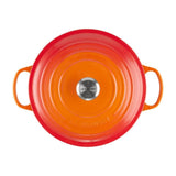 Le Creuset Rondă Le Creuset Signature 22 cm din fontă emailată, cu capac, Oven Red