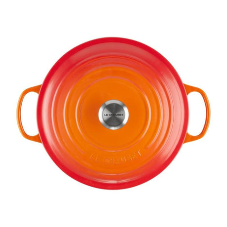 Le Creuset Rondă Le Creuset Signature 22 cm din fontă emailată, cu capac, Oven Red