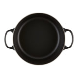 Le Creuset Cratită rotundă Le Creuset Signature din fontă emailată, 24 cm, negru