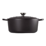 Le Creuset Cratită rotundă Le Creuset Signature din fontă emailată, 24 cm, negru