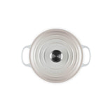 Le Creuset Set caserole termice Vas Rotund Fonta Le Creuset Signature 149946 | 24cm, Emailat, Meringue