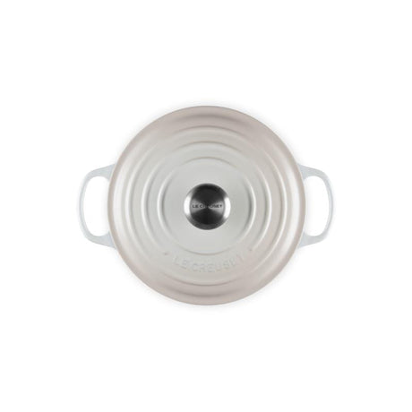 Le Creuset Set caserole termice Vas Rotund Fonta Le Creuset Signature 149946 | 24cm, Emailat, Meringue