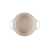 Le Creuset Set caserole termice Vas Rotund Fonta Le Creuset Signature 149946 | 24cm, Emailat, Meringue