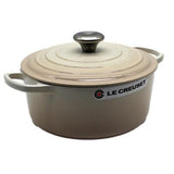 Le Creuset Set caserole termice Vas Rotund Fonta Le Creuset Signature 149946 | 24cm, Emailat, Meringue