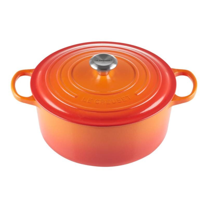 Le Creuset Tavă rotundă din fontă emailată Le Creuset Signature 26 cm, Oven Red