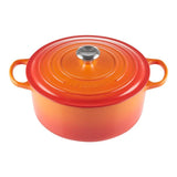 Le Creuset Tavă rotundă din fontă emailată Le Creuset Signature 26 cm, Oven Red
