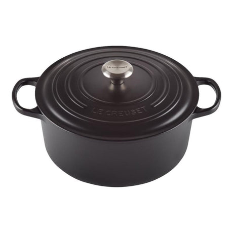 Le Creuset Cratita Cratita Le Creuset Signature 21177280000430 | 28cm, rotunda, negru
