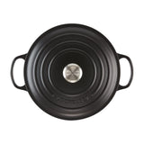 Le Creuset Cratita Cratita Le Creuset Signature 21177280000430 | 28cm, rotunda, negru