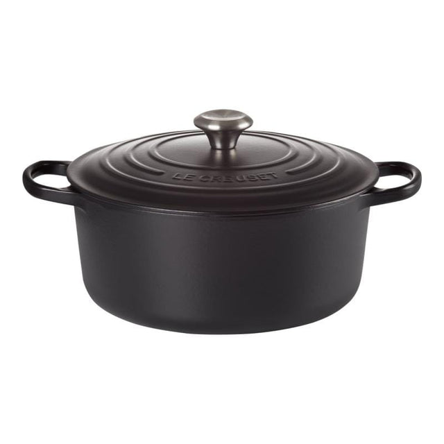 Le Creuset Cratita Cratita Le Creuset Signature 21177280000430 | 28cm, rotunda, negru