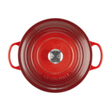 Le Creuset Tavă rotundă pentru cuptor Le Creuset Signature, fontă emailată, 28 cm, Cherry Red