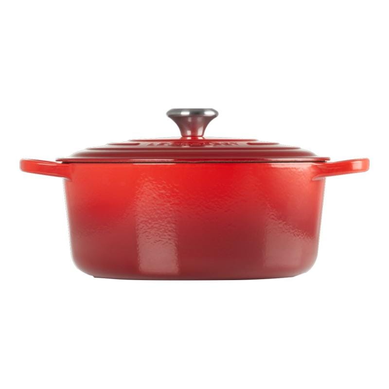 Le Creuset Tavă rotundă pentru cuptor Le Creuset Signature, fontă emailată, 28 cm, Cherry Red