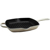 Le Creuset Set ustensile de bucatarie Tigaie Grill Le Creuset Signature 149919 | 26 cm, Fontă Emailată, Pătrată, Meringue