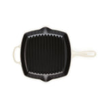 Le Creuset Set ustensile de bucatarie Tigaie Grill Le Creuset Signature 149919 | 26 cm, Fontă Emailată, Pătrată, Meringue