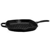 Le Creuset Tigaie Tigaie Grill Le Creuset 149920 | Patrata 26cm, Fonta Emailata, Negru Satin