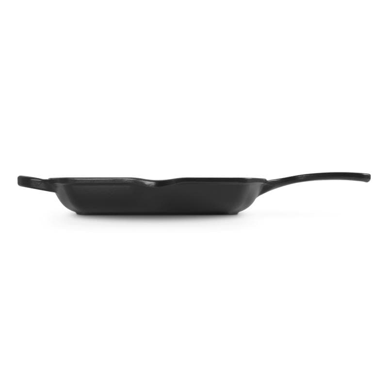 Le Creuset Tigaie Tigaie Grill Le Creuset 149920 | Patrata 26cm, Fonta Emailata, Negru Satin