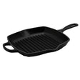 Le Creuset Tigaie Tigaie Grill Le Creuset 149920 | Patrata 26cm, Fonta Emailata, Negru Satin