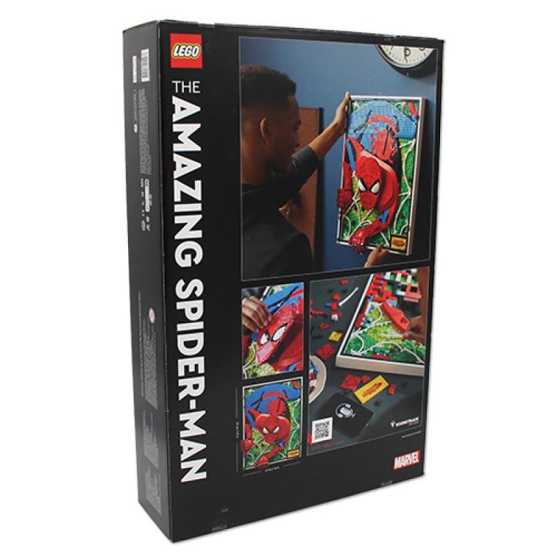 LEGO LEGO Art Marvel The Amazing Spider-Man 31209 – Tablou de perete 3D, set de construcție pentru adulți, decor colecție