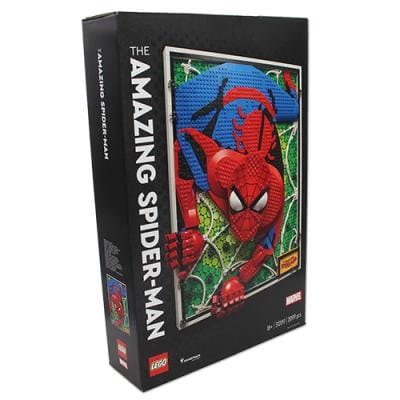 LEGO LEGO Art Marvel The Amazing Spider-Man 31209 – Tablou de perete 3D, set de construcție pentru adulți, decor colecție