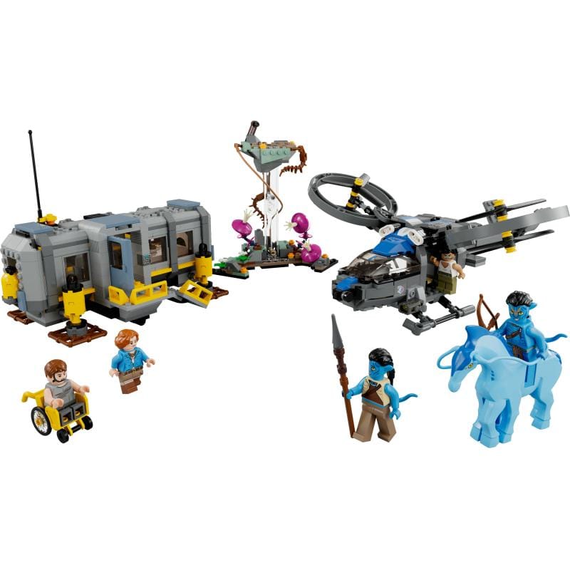 LEGO Set LEGO Avatar 75573 Munții Plutitori: Site 26 și RDA Samson – Construcție de colecție, pentru joacă și expunere