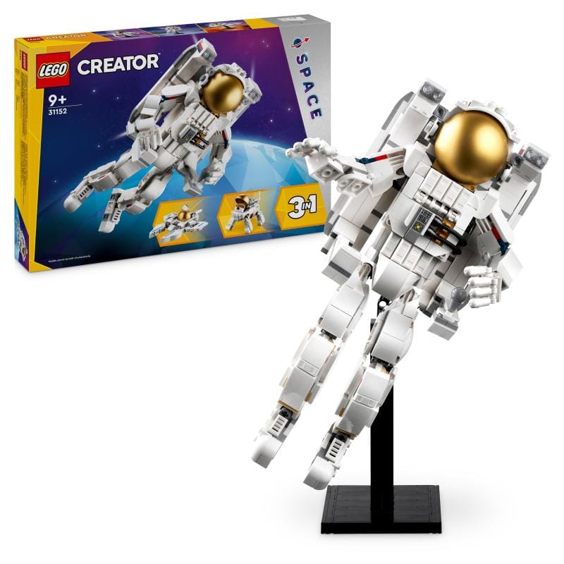 LEGO Set de construcție LEGO Creator 3 în 1 Astronaut în spațiu 31152 – figurină, navă și vehicul spațial