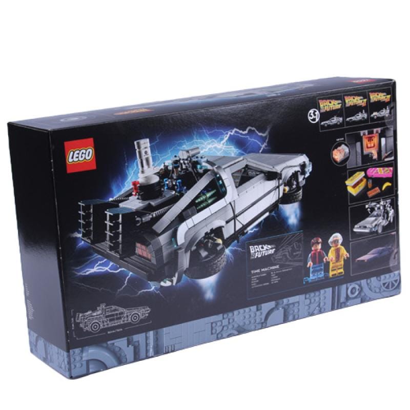 LEGO LEGO Creator Expert 10300 DeLorean DMC-12 Mașina Timpului Back to the Future – Set de colecție pentru adulți