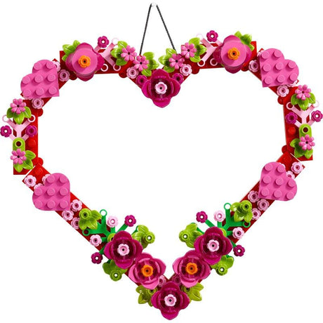 Lego Iluminat decorativ Set Decorativ LEGO 40638 | Inima Decorativa, Ornament Romantic, Expunere Raft