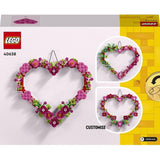 Lego Iluminat decorativ Set Decorativ LEGO 40638 | Inima Decorativa, Ornament Romantic, Expunere Raft