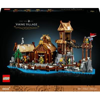 Lego Set de constructie Set de Constructie LEGO Ideas 21343 | Sat Viking, 2103 Piese, Colectie Adulti
