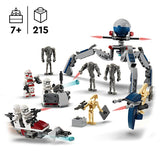 Lego Set constructie Set LEGO Star Wars 75372 | Clone Trooper, Droid de Lupta, 195 Piese