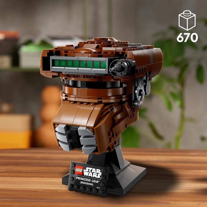 Lego Set de constructie LEGO Set LEGO Star Wars 75351 | Casca Printesa Leia Boushh, Colectie, Expunere