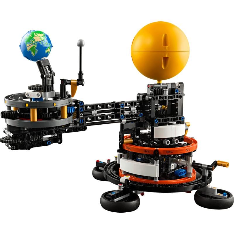 LEGO Set LEGO Technic Model Sistemul Solar Soare-Pământ-Lună 42179, construcție educativă cu mecanisme funcționale