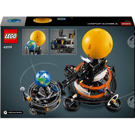 LEGO Set LEGO Technic Model Sistemul Solar Soare-Pământ-Lună 42179, construcție educativă cu mecanisme funcționale