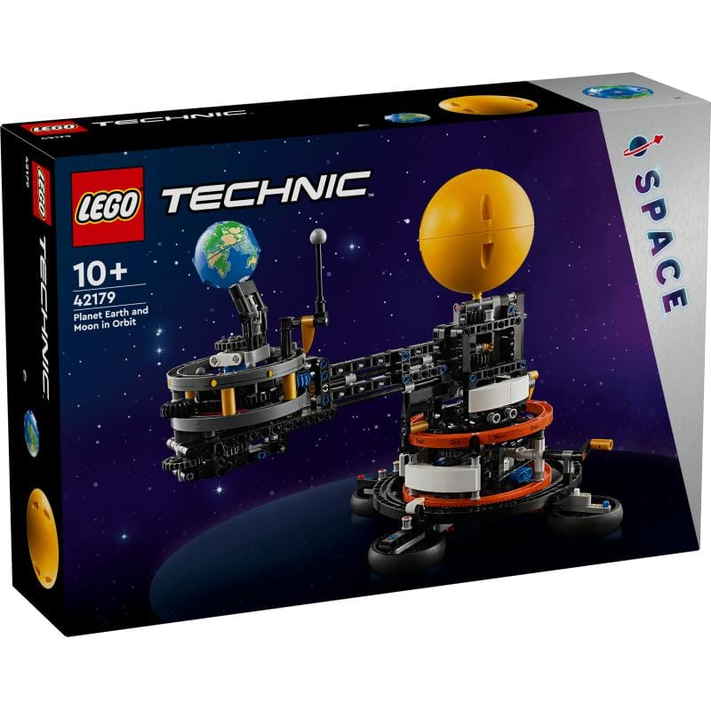 LEGO Set LEGO Technic Model Sistemul Solar Soare-Pământ-Lună 42179, construcție educativă cu mecanisme funcționale