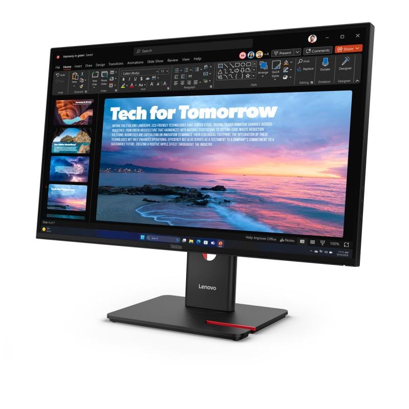 Lenovo Monitor PC Monitor PC Lenovo ThinkVision T27QD-40 64AAGAT2EU | 27", QHD, IPS, Ergonomic